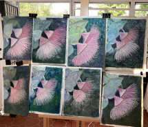 Blossoms Workshop at Delicious Art Toowoomba