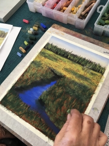 Grassy Creek art class at Delicious Art 2019 13