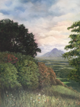 Maleny Majesty pastel painting by Jeanne Cotter. 610 x 775mm SOLD 